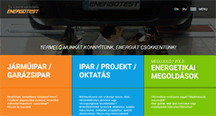 Desktop Screenshot of energotest.hu
