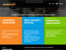 Tablet Screenshot of energotest.hu