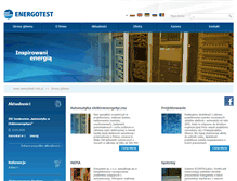 Tablet Screenshot of energotest.com.pl